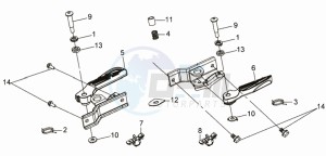 CITYCOM 125 drawing FOOT REST L / R