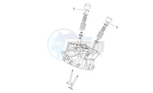 Tuono 1000 drawing Valves pads