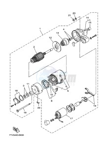 EDA5000E drawing STARTING MOTOR