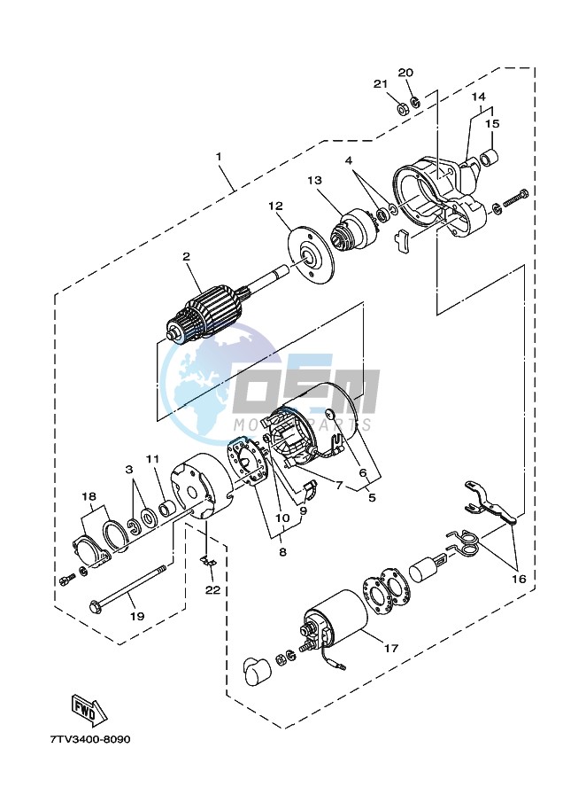 STARTING MOTOR