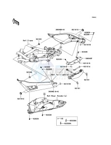 ER-6f ABS EX650D9F GB XX (EU ME A(FRICA) drawing Seat Cover