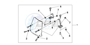 SH100 drawing WINDSHIELD(SH50/100)