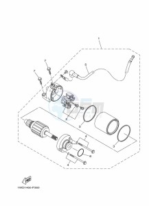 YZF320-A YZF-R3 (B2X9) drawing STARTING MOTOR