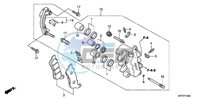 FRONT BRAKE CALIPER