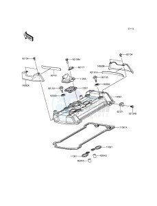 VULCAN_S_ABS EN650BFF XX (EU ME A(FRICA) drawing Cylinder Head Cover