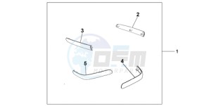 GL18009 Australia - (U) drawing CHROME SADDLEBAG