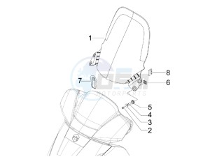 X7 300 ie Euro 3 drawing Windshield