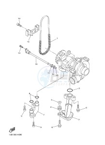 YZF-R1 998 R1 (1KB8 1KB9) drawing OIL PUMP