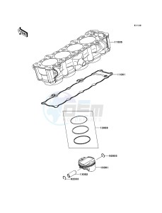 Z1000_ABS ZR1000EBF FR XX (EU ME A(FRICA) drawing Cylinder/Piston(s)