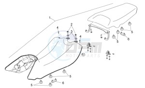 NA 850 Mana GT (AU, CN, EU, GB, IN, JP, K, USA) drawing Saddle