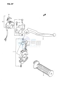 DS80 (E24) drawing RIGHT HANDLE SWITCH