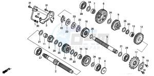 VT600C 400 drawing TRANSMISSION (1)