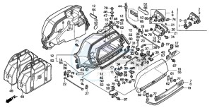 GL1500A GOLDWING ASPENCADE drawing SADDLEBAG