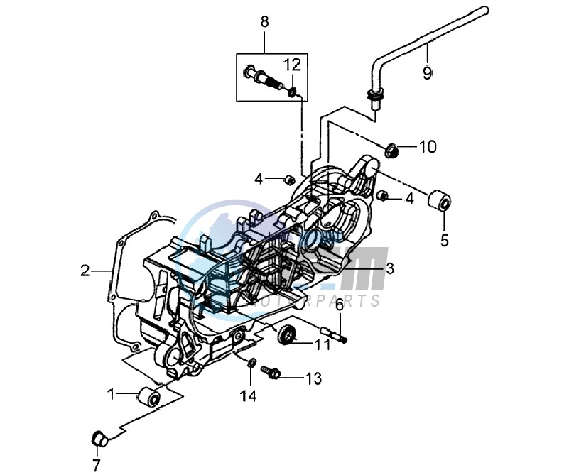 CRANKCASE LEFT