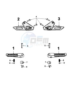 FIGHT 4 50 4T DARKSIDE drawing FOOT SUPPORT