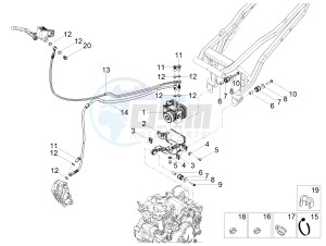 TUONO 125 4T E4 ABS (APAC) drawing ABS Brake system