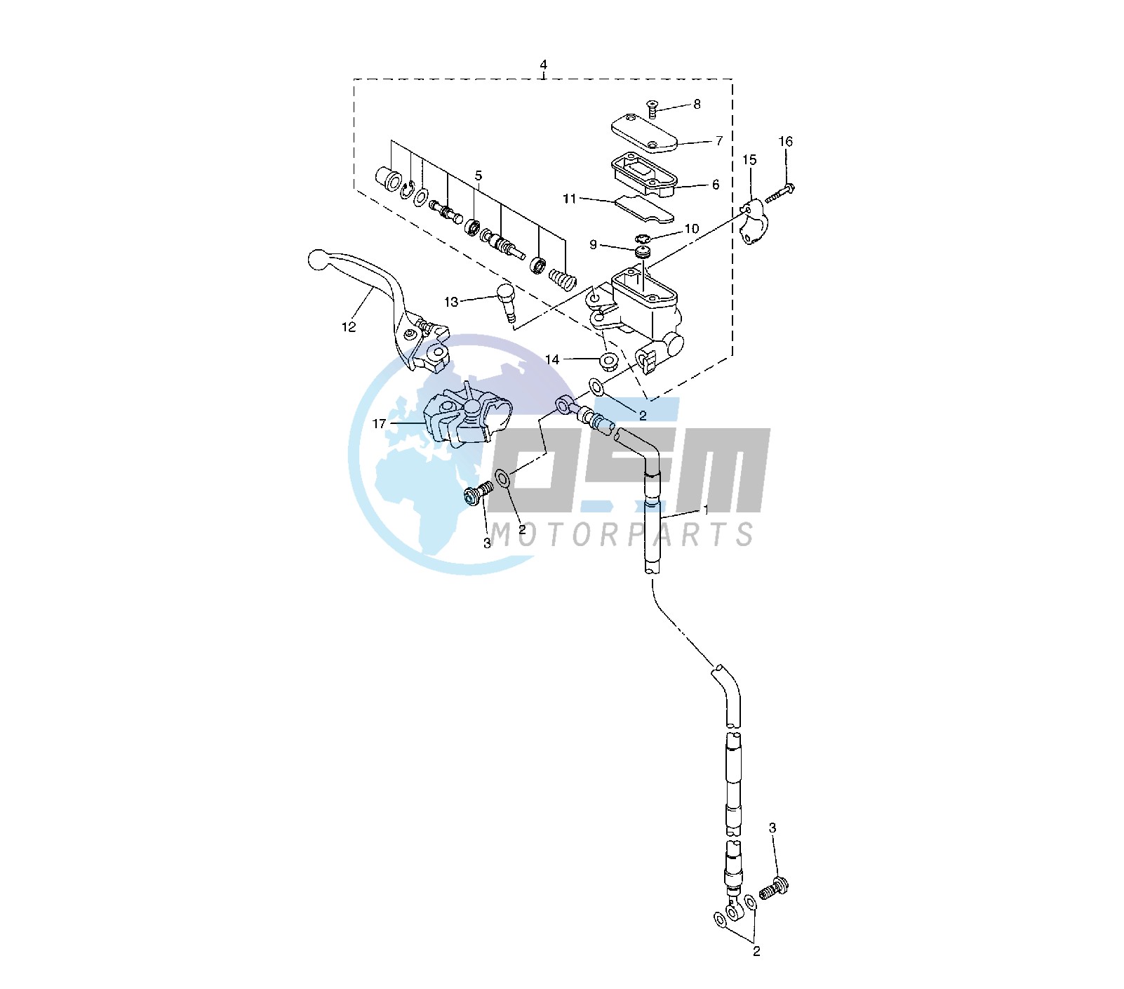 FRONT MASTER CYLINDER