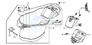 JET EURO X 50 drawing HELMET BOX