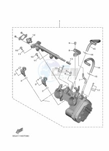 YXE850ENS YXE85WPLK (B8K8) drawing THROTTLE BODY ASSY 1