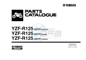 YZF-R125 R125 (5D7F 5D7F 5D7F) drawing .1-Front-Page