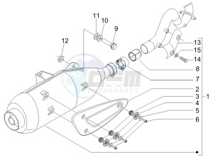 Runner 125 VX 4t SC e3 (UK) UK drawing Silencer