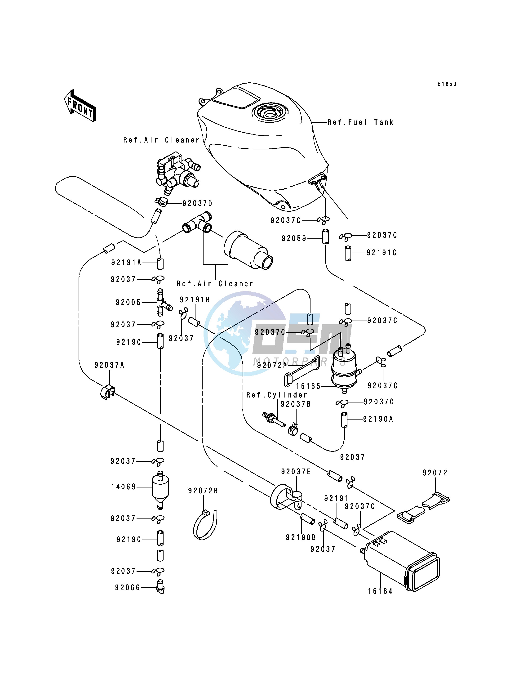 FUEL EVAPORATIVE SYSTEM