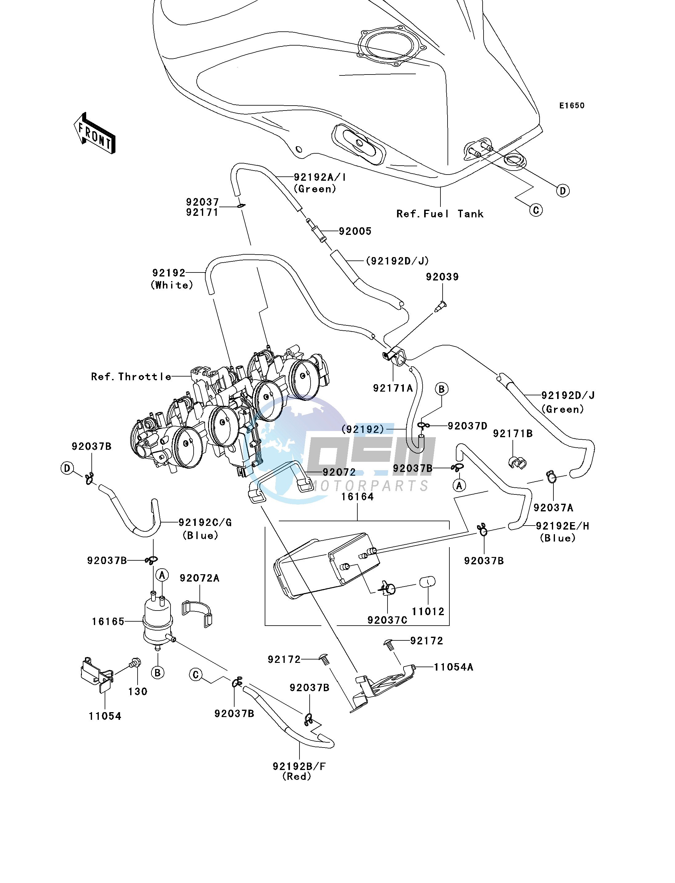 FUEL EVAPORATIVE SYSTEM -- CA- -