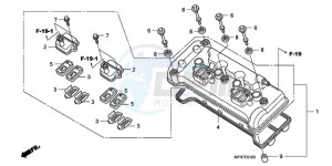 CB1000RAA E / ABS MPH drawing CYLINDER HEAD COVER