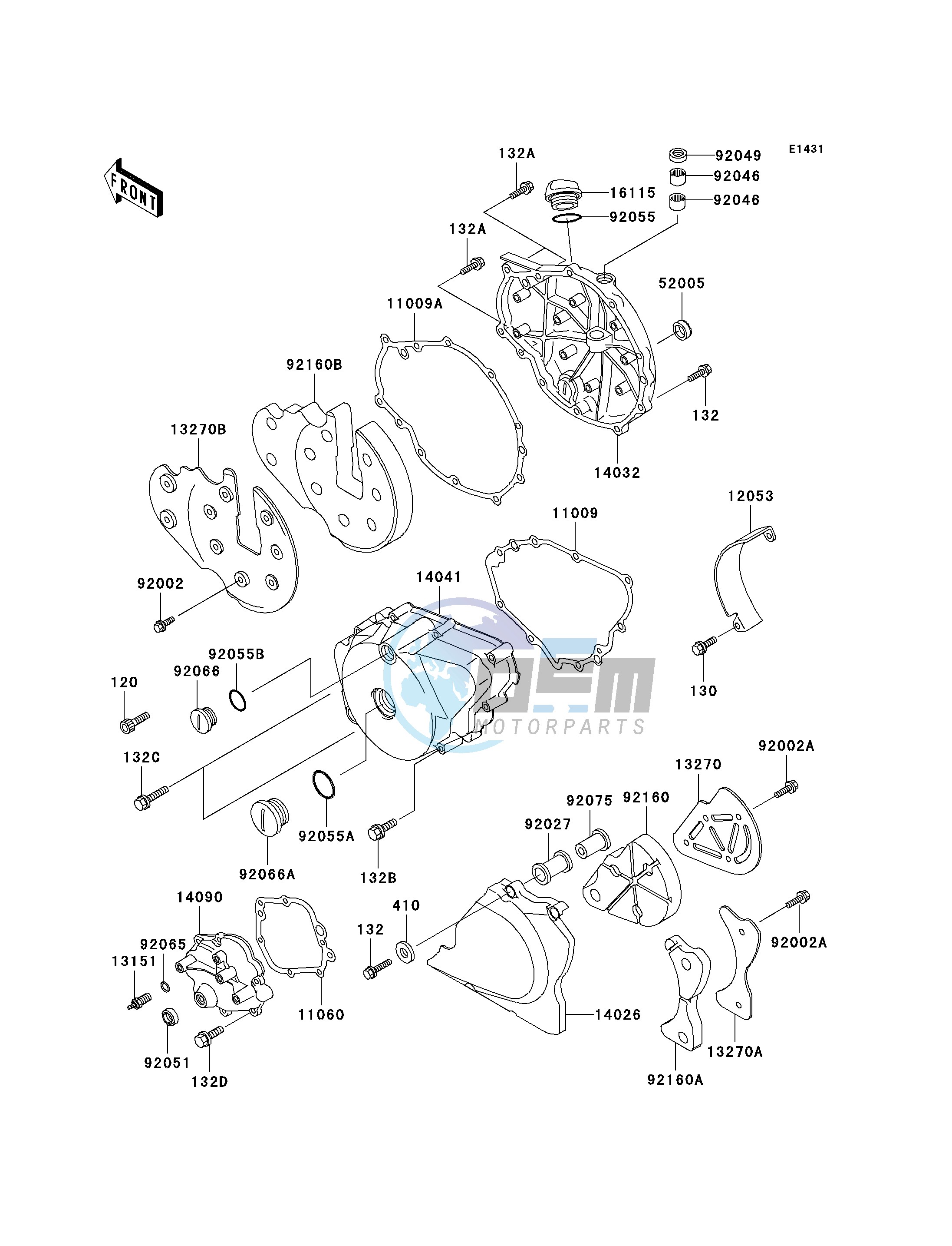 ENGINE COVER-- S- -