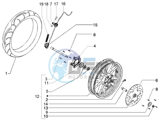 Front wheel