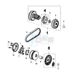 ELYSEO 100 FR drawing CLUTCH