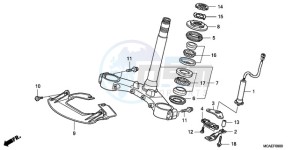 GL18009 France - (F / CMF) drawing STEERING STEM