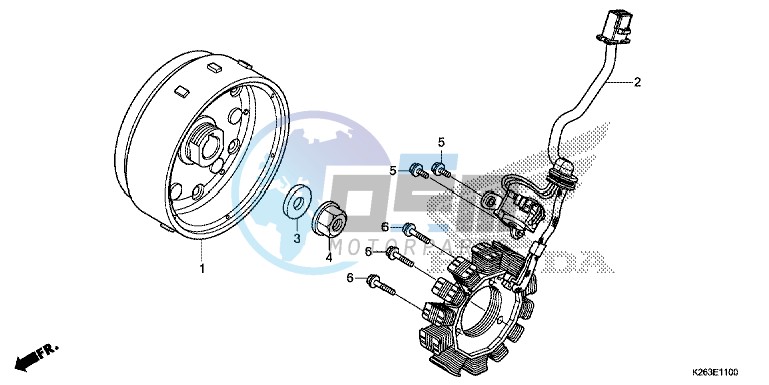 GENERATOR/FLYWHEEL