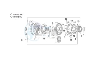 RSV 1000 Tuono drawing Clutch II