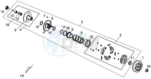 JET 4 R50 drawing CLUTCH