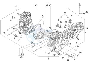 Beverly 250 (USA) USA drawing Crankcase