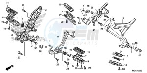 VFR1200XDLF CrossTourer - VFR1200X Dual Clutch 2ED - (2ED) drawing STEP