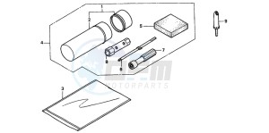 TRX250 RECON drawing TOOLS