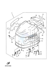 D150H drawing FAIRING-UPPER