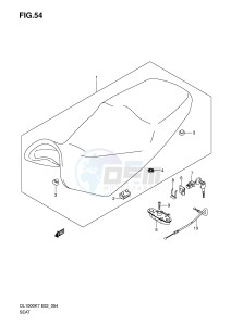 DL1000 (E2) V-Strom drawing SEAT