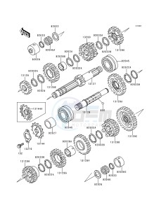 ZR 550 B [ZEPHYR] (B1-B4) [ZEPHYR] drawing TRANSMISSION