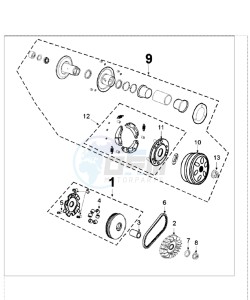 Tweet 125 VX drawing CLUTCH