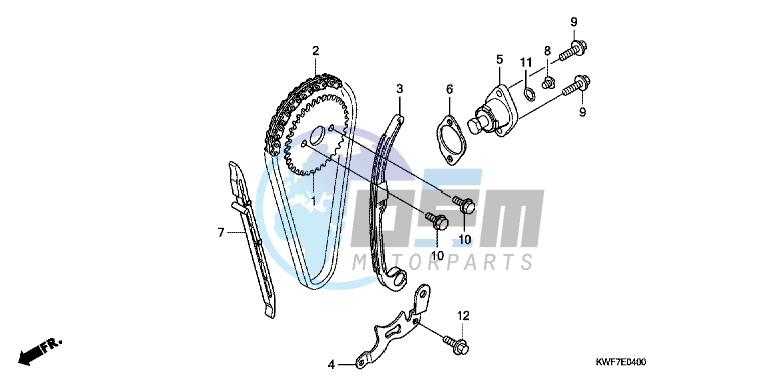 CAM CHAIN/ TENSIONER