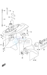 DF 70A drawing Gear Case