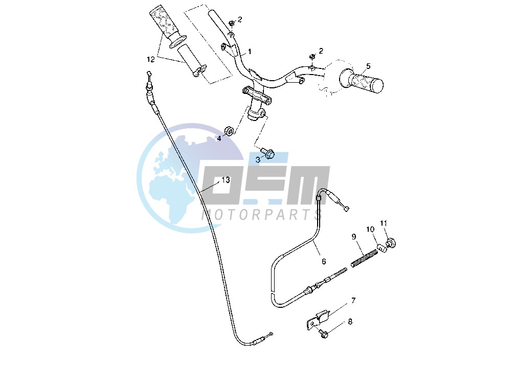 STEERING HANDLE -CABLE