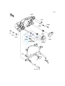 NINJA 300 EX300AGF XX (EU ME A(FRICA) drawing Headlight(s)