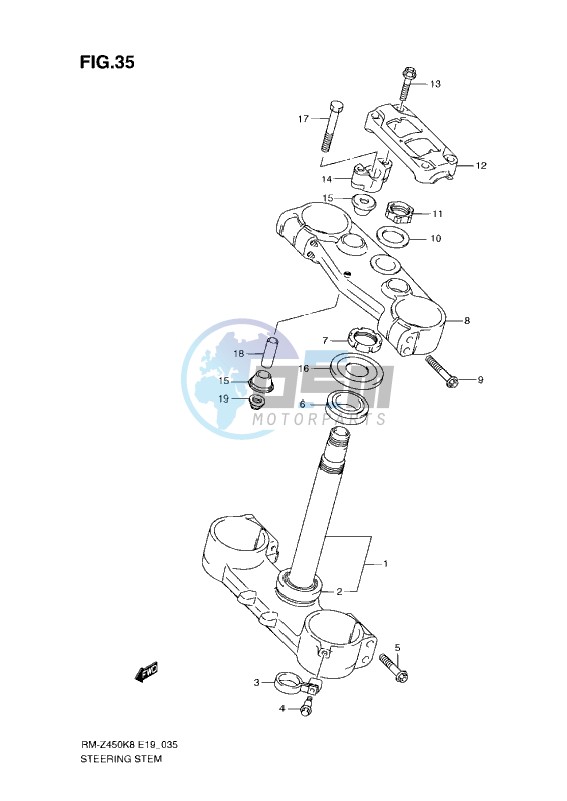 STEERING STEM (K8-L0)