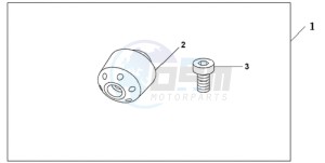 GL1800A UK - (E / MKH) drawing CHROME BAR ENDS