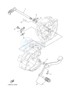 YBR125EGS (43BE) drawing SHIFT SHAFT