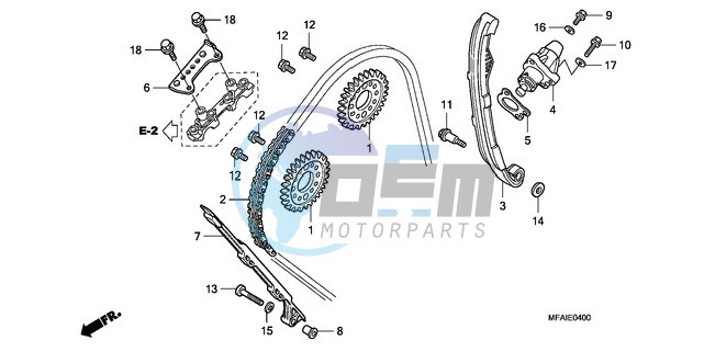 CAM CHAIN/TENSIONER